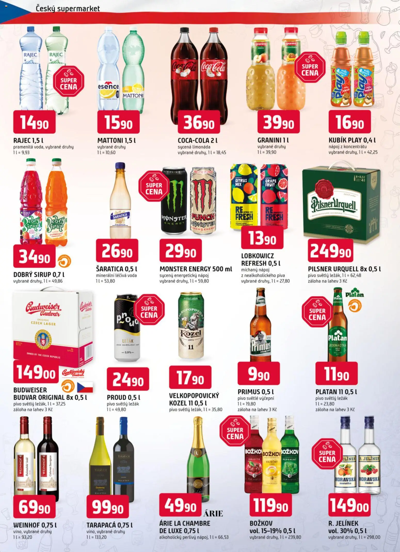 Trefa leták od 05.11.2025 | Strana: 10 | Produkty: Monster, Tarapaca, Kozel, Energetický nápoj