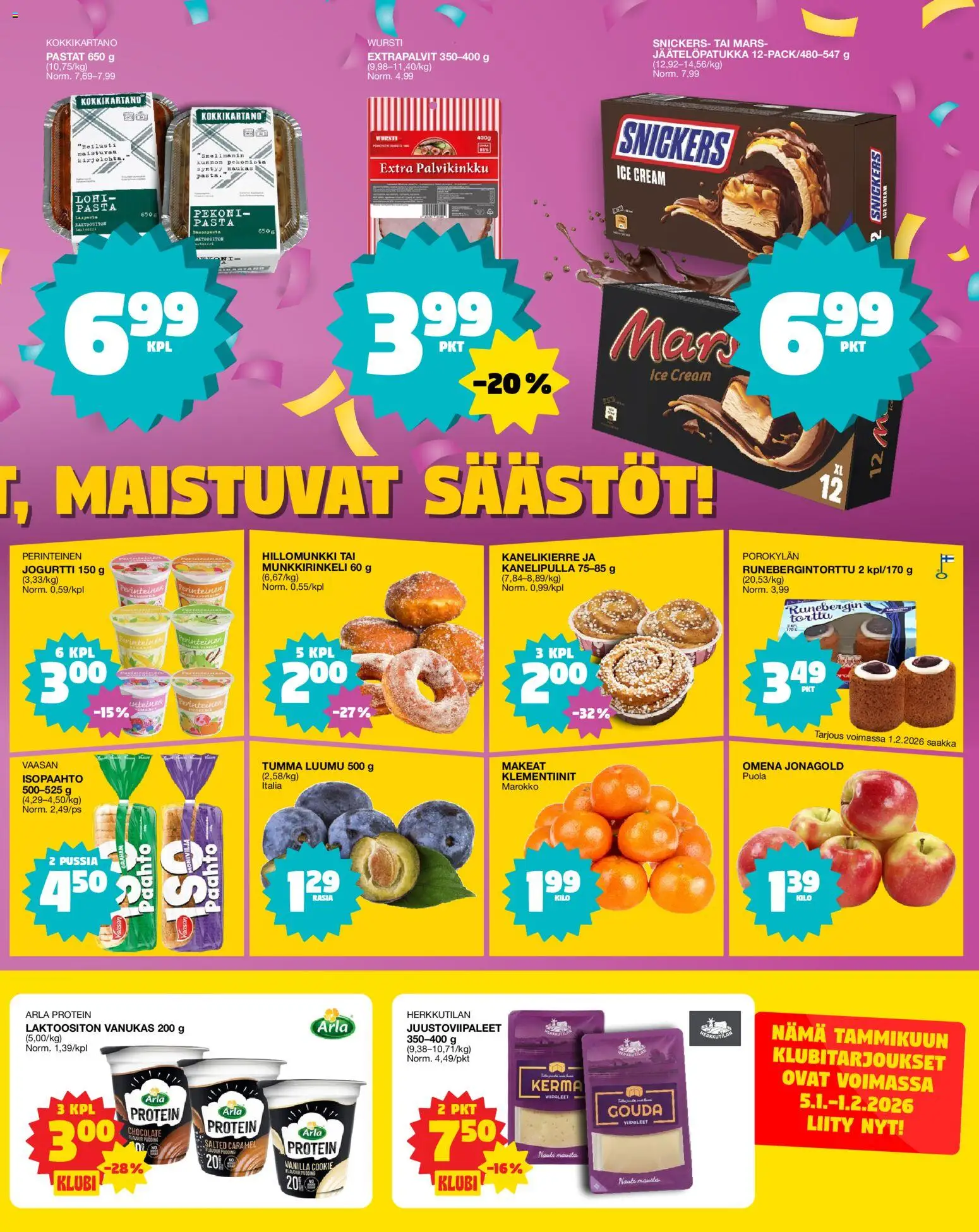 Tokmanni Ruokatarjoukset – voimassa 22.01.2026 alkaen | Sivu: 3