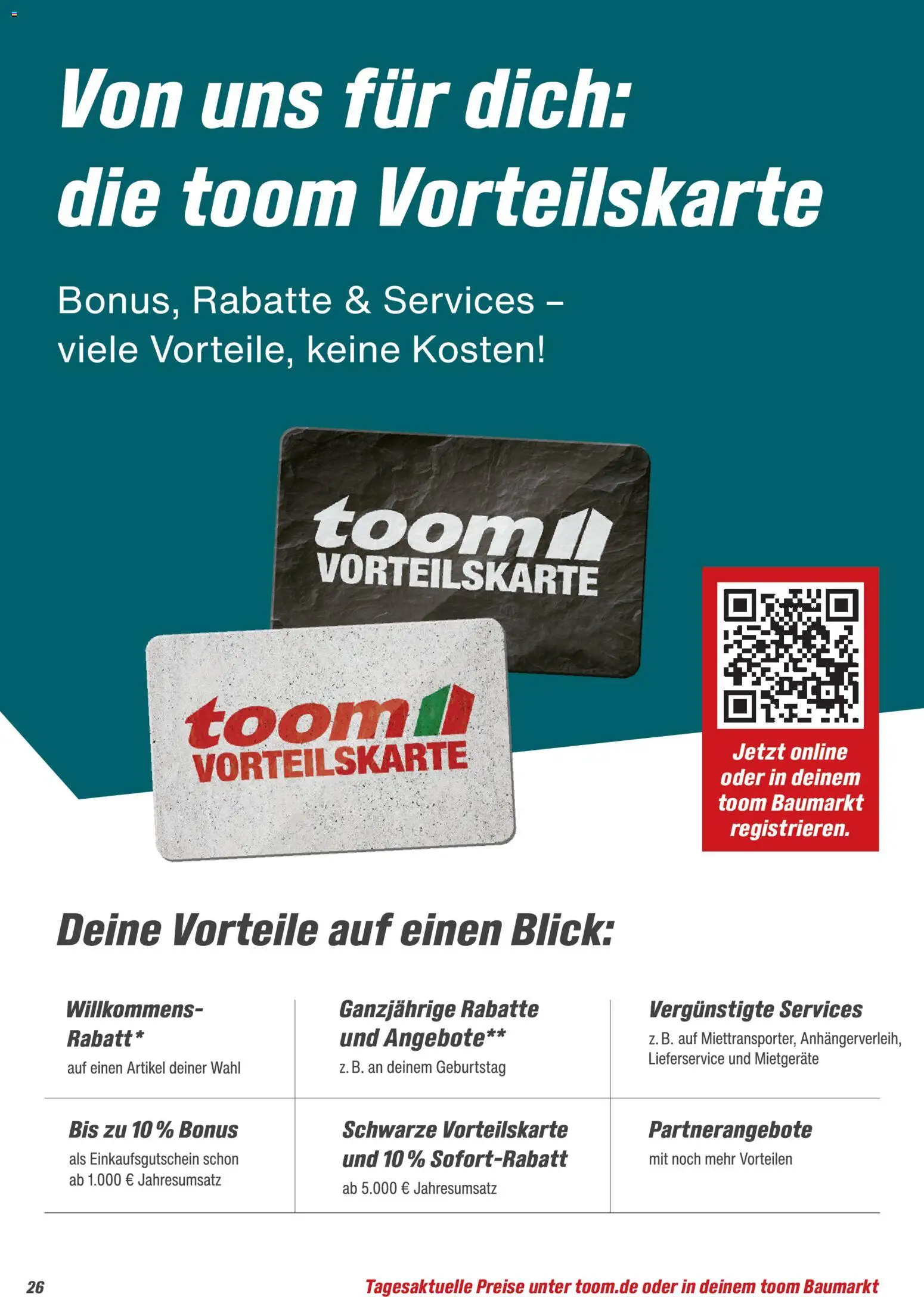 Toom Baumarkt Maschinen & Werkstatt 2026 – gültig ab 01.01.2026 | Seite: 26