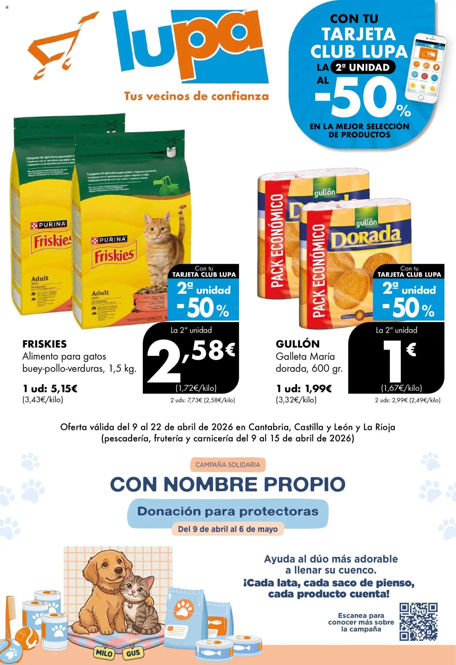 Lupa Supermercados folleto │ válido desde el 09.04.2026 | Página: 1