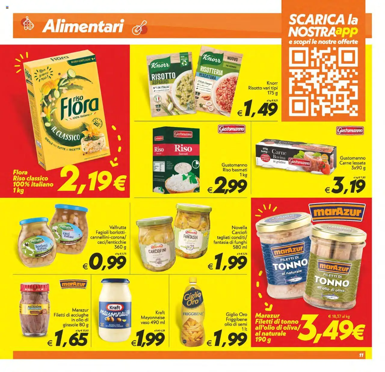 Volantino SuperConveniente del 23.09.2025 | Pagina: 11 | Prodotti: Fagioli, Carciofi, Acciughe, Vaso