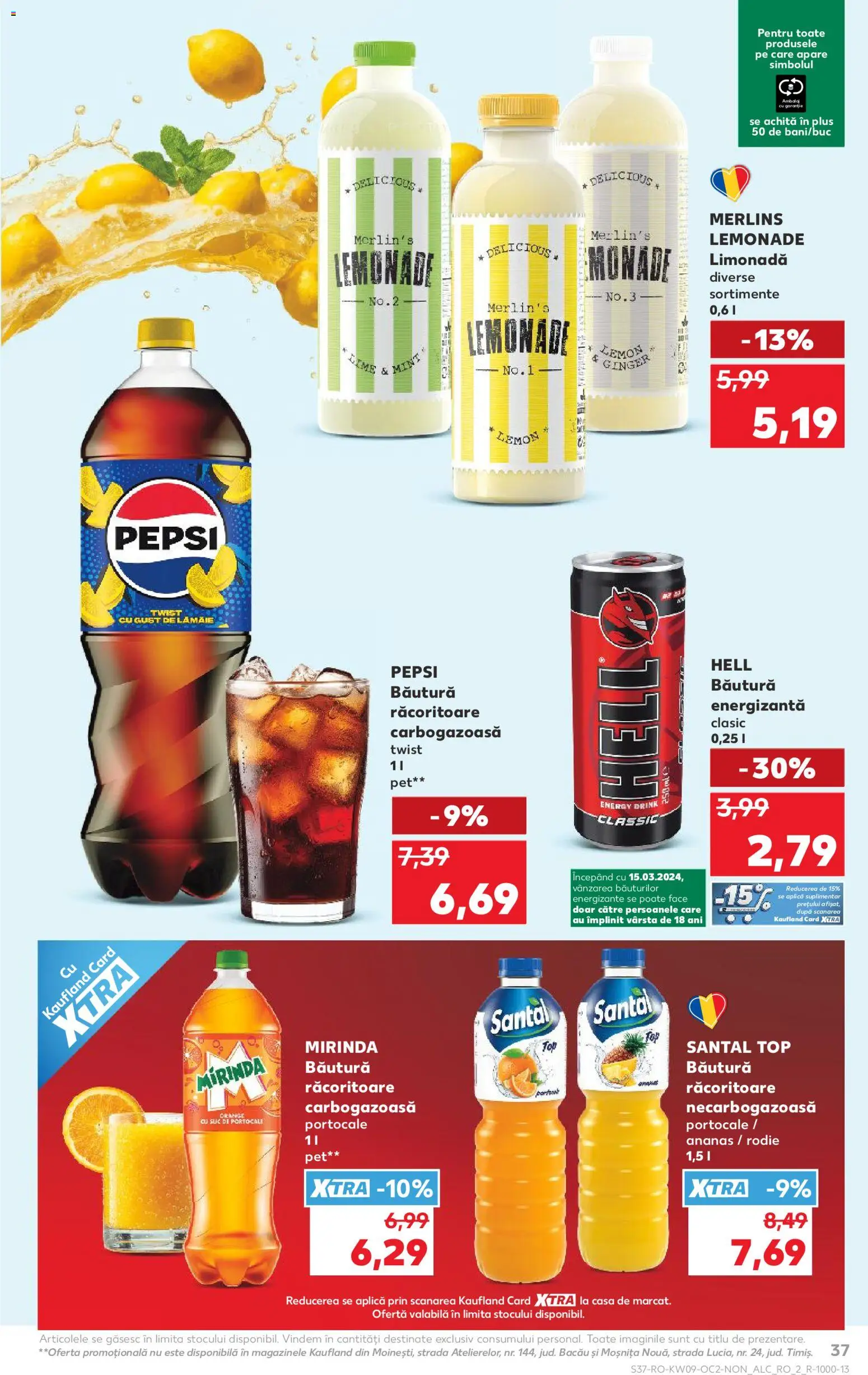 Noul catalog Kaufland – valabil de la 25.02.2026 | Pagină: 37 | Produse: Sıcak su torbası, Top, Băutură energizantă, Ananas