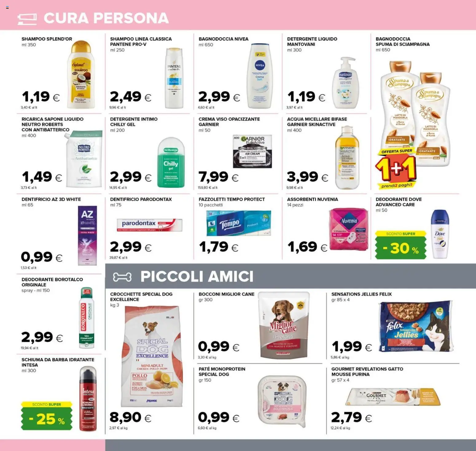 Volantino Tigre del 23.10.2025 | Pagina: 22 | Prodotti: Paté, Schiuma da barba, Intimo, Burro