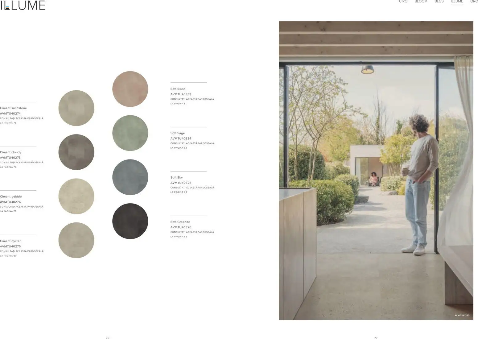 Noul catalog Proges – valabil de la 20.12.2025 | Pagină: 40 | Produse: Blush, Pardoseală