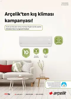 16.01.2026 tarihinden itibaren geçerli olan Arçelik kataloğu önizlemesi
