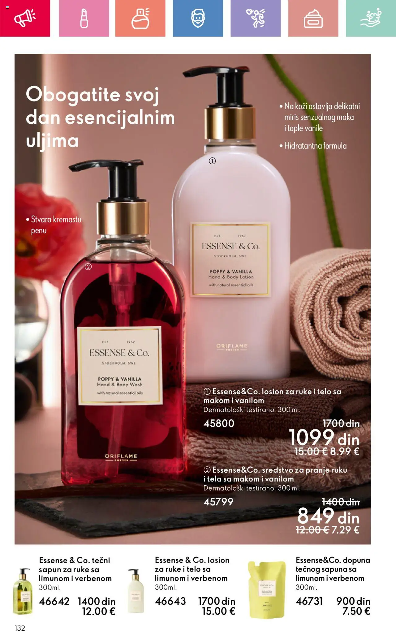 Oriflame katalog - važi od 22.06.2025 | Strana: 132 | Proizvode: Miris, Sapun