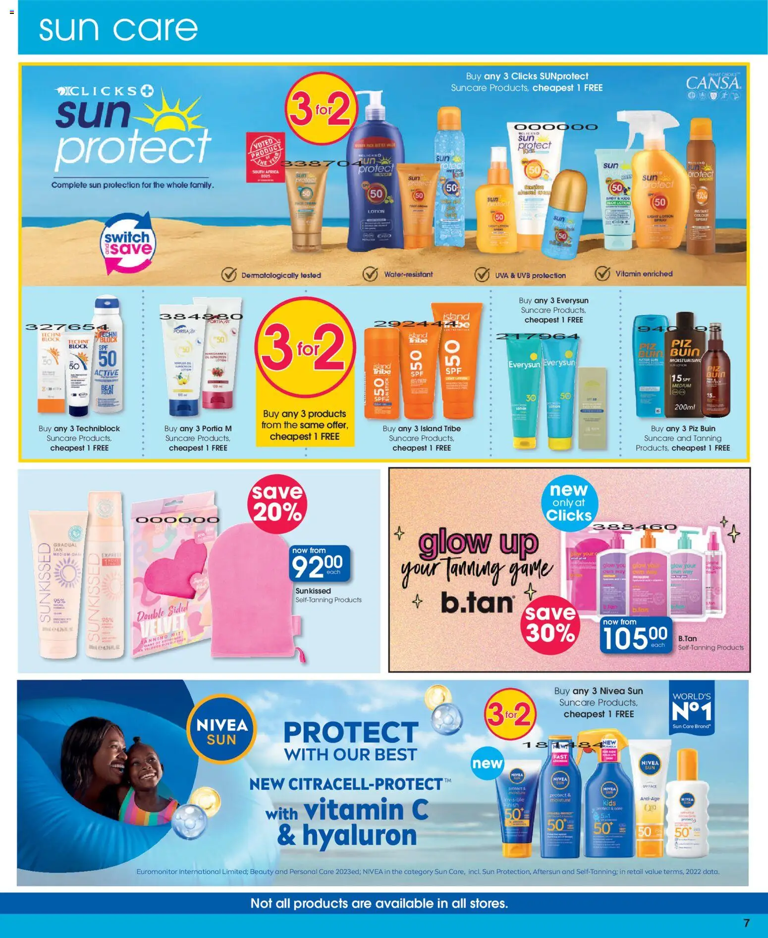 New Clicks catalogue – valid from 17.12.2025 | Page: 7 | Products: Light, Switch, Cream, Lotion