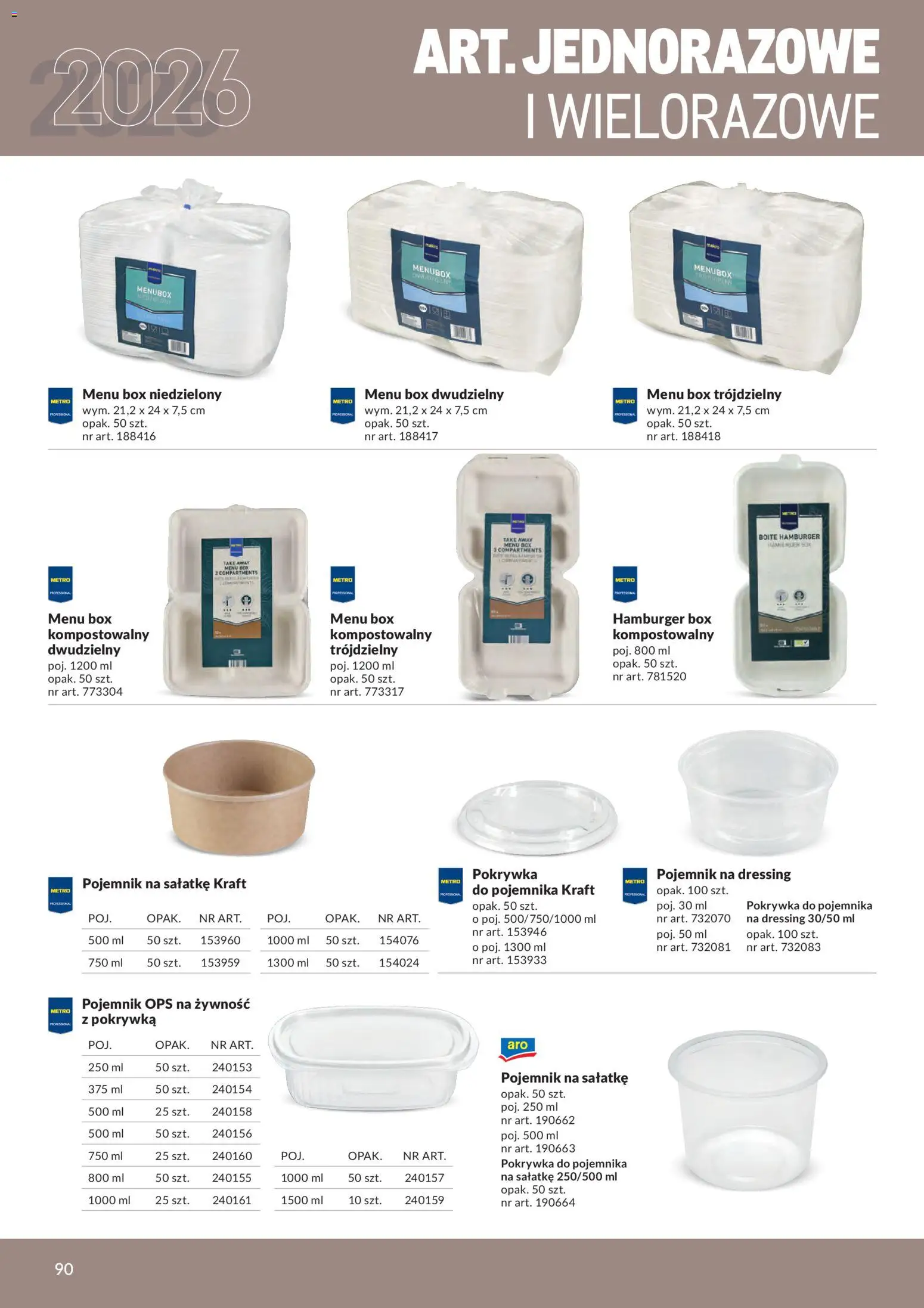 Makro gazetka - Produktów marek własnych dla profesjonalnej Gastronomii od 01.03.2026 | Strona: 90 | Produkty: Hamburger