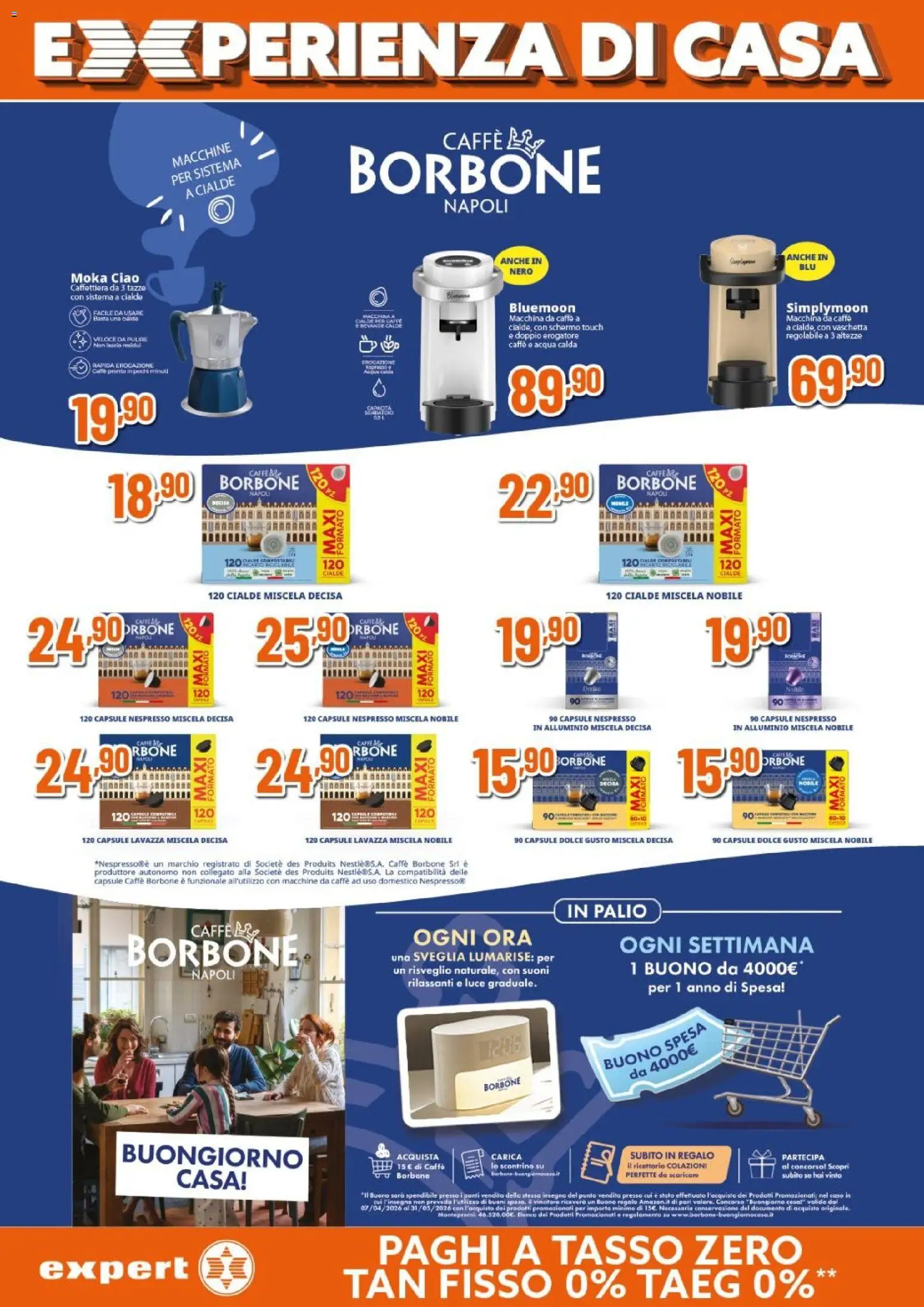 Volantino Expert del 23.04.2026 | Pagina: 12 | Prodotti: Schermo, Macchina da caffe, Caffè, Sveglia