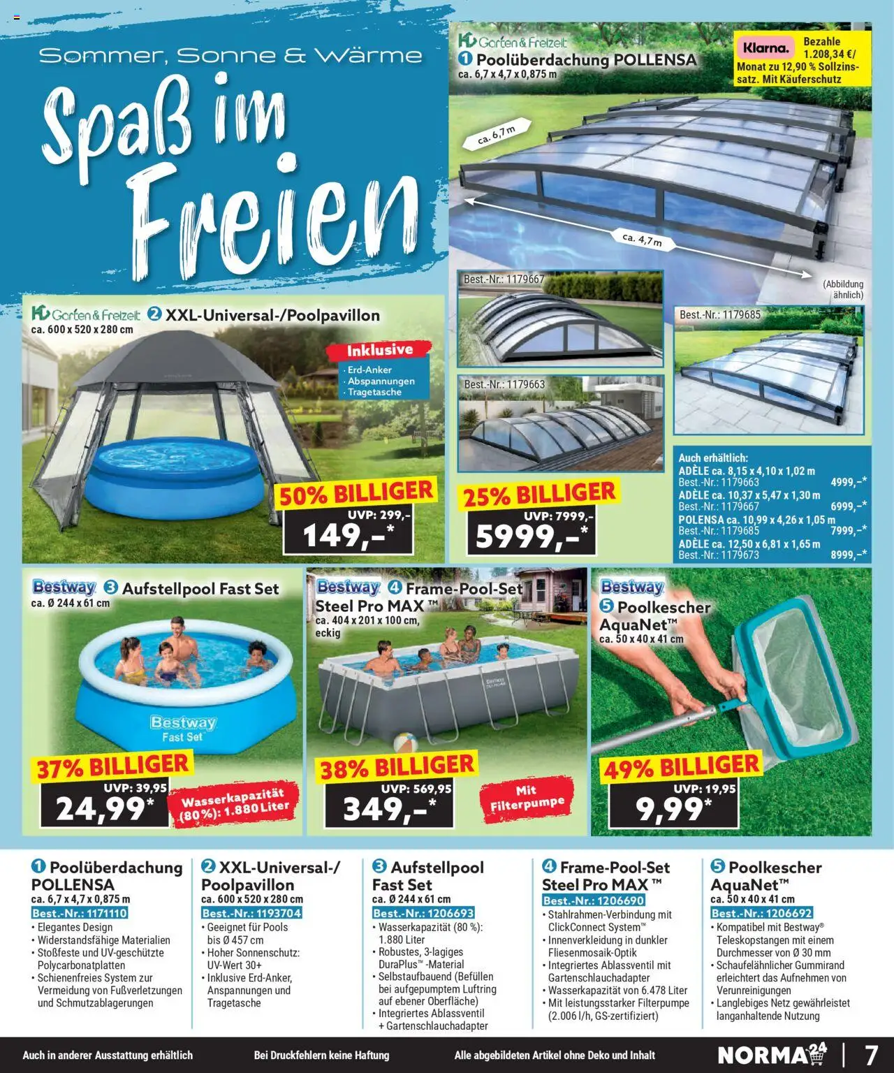 Norma - Bestellmagazin August 2025 - gültig ab dem 01.08.2025 | Seite: 7