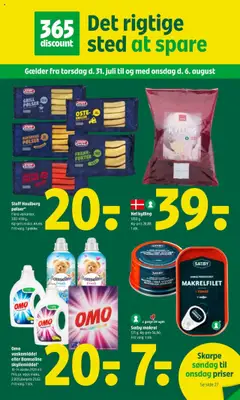 Eksempel på tilbudsavis Coop 365 - Tilbudsavis fra butik Coop 365 gyldig fra 31.07.2025