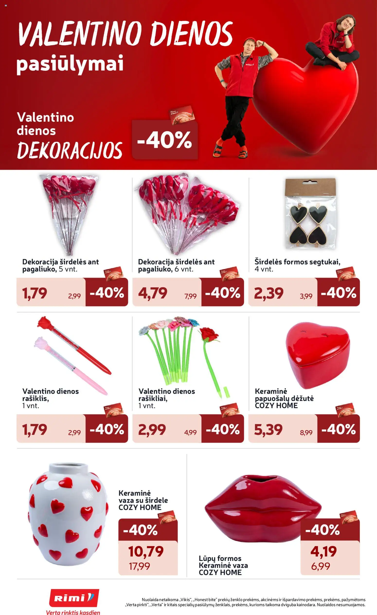 Rimi akcijos nuo 03.02.2026 | Puslapis: 2 | Prekių: Vaza