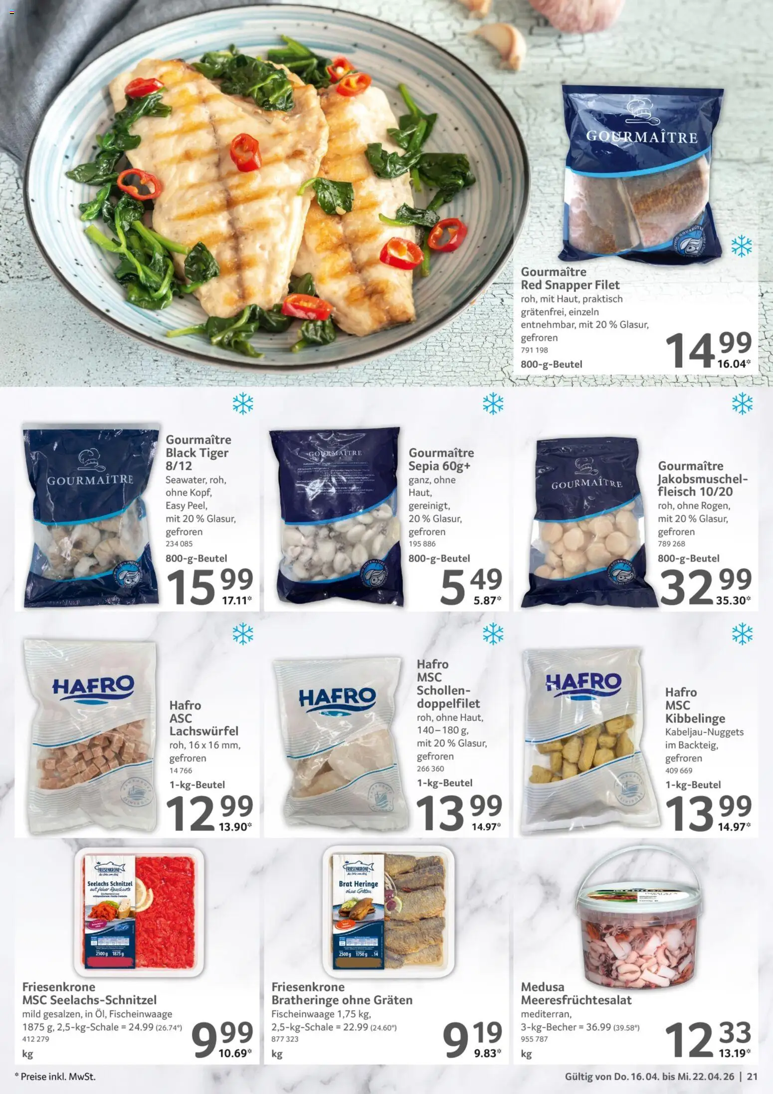 Selgros Prospekt 	 – gültig ab 16.04.2026 | Seite: 21 | Produkte: Schnitzel, Fleisch