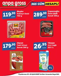 Anpa Gross İndirim - 19.09.2025 tarihinden itibaren geçerlidir | Sayfa: 8