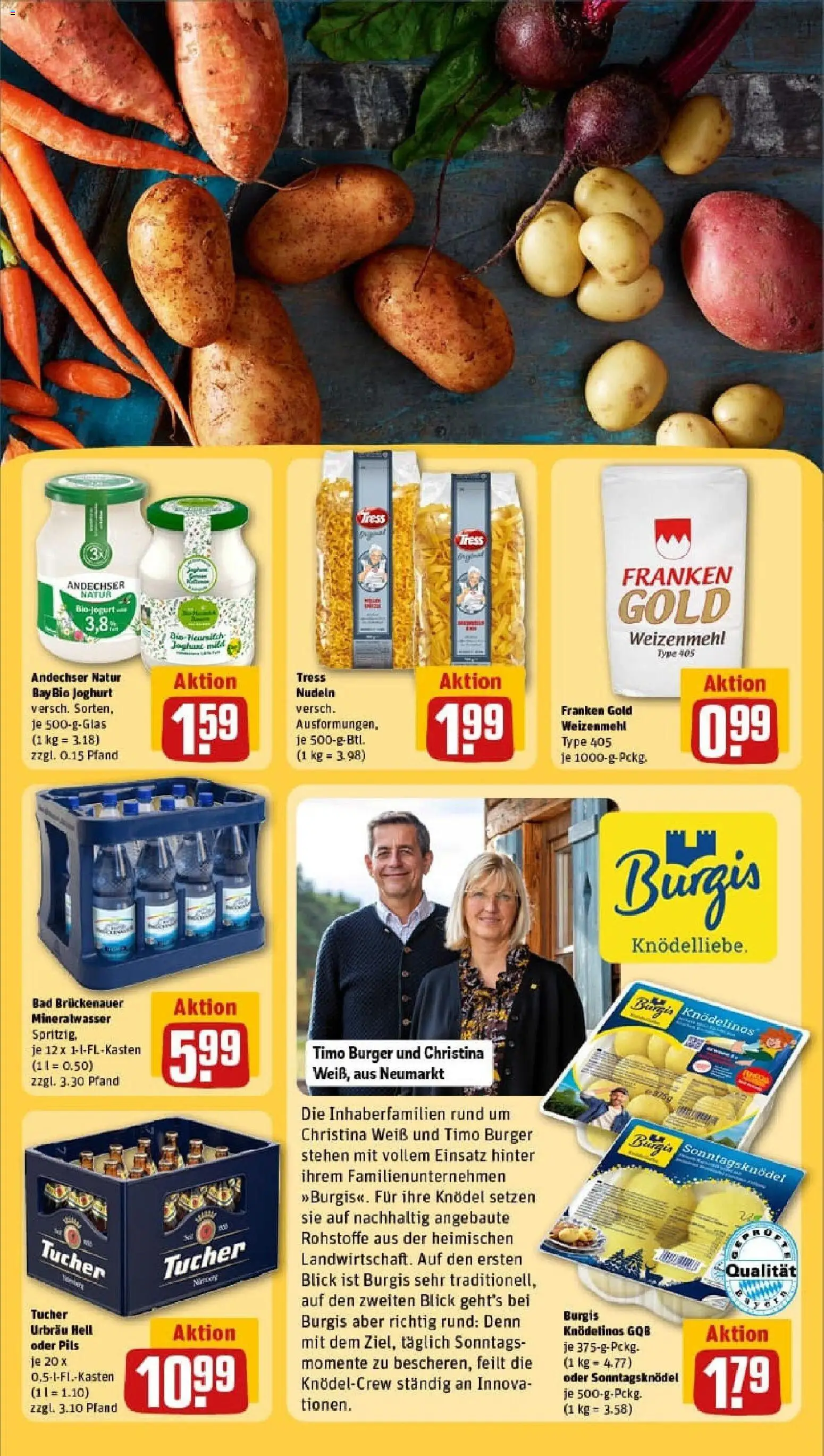 Rewe prospekt Kreuzwertheim	 – gültig ab 26.10.2025 | Seite: 29 | Produkte: Joghurt, Pils, Weizenmehl, Mineralwasser