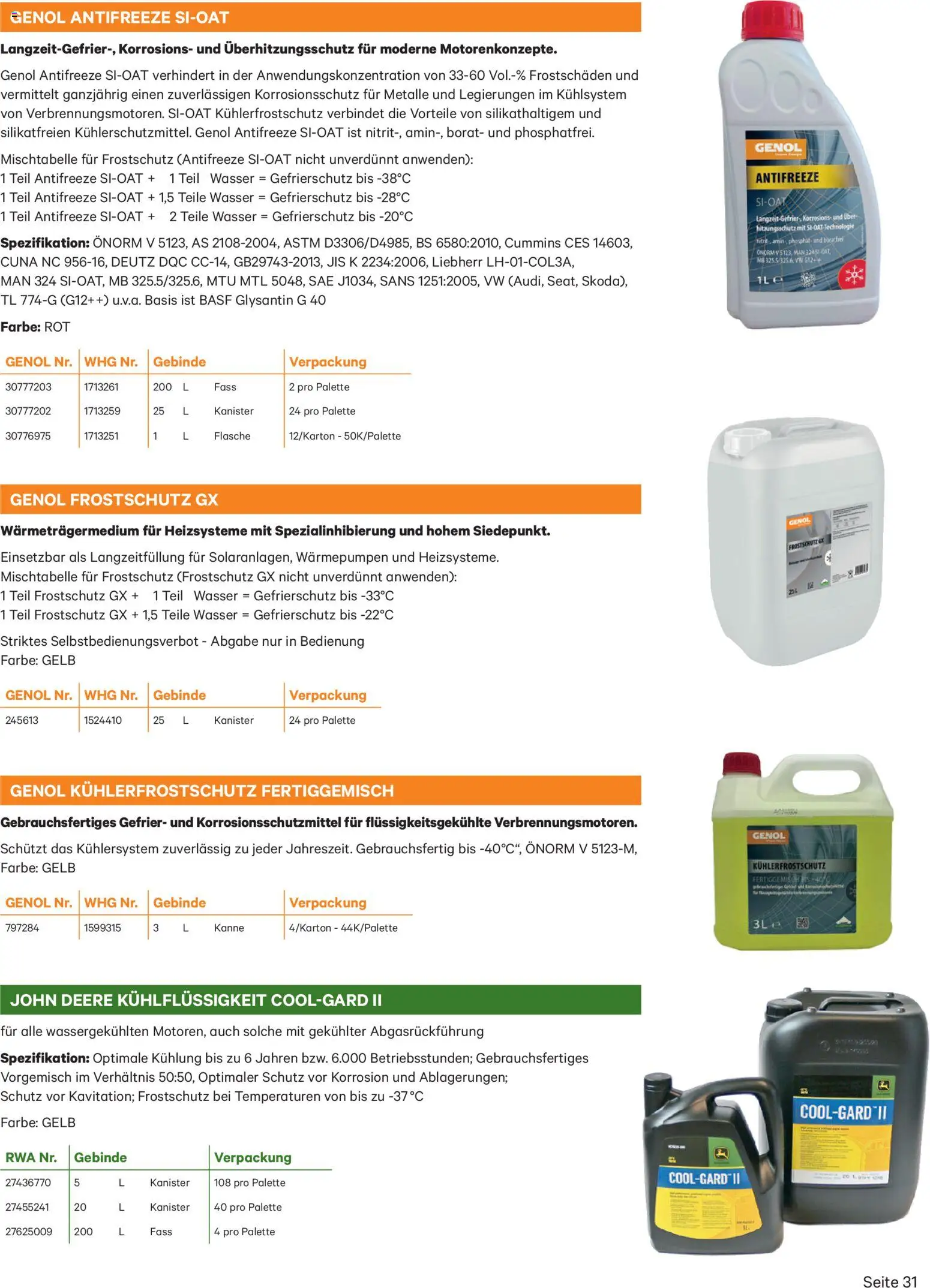 Lagerhaus Genol - Produkt- übersicht gültig ab 03.12.2025 | Seite: 31 | Produkte: Wasser