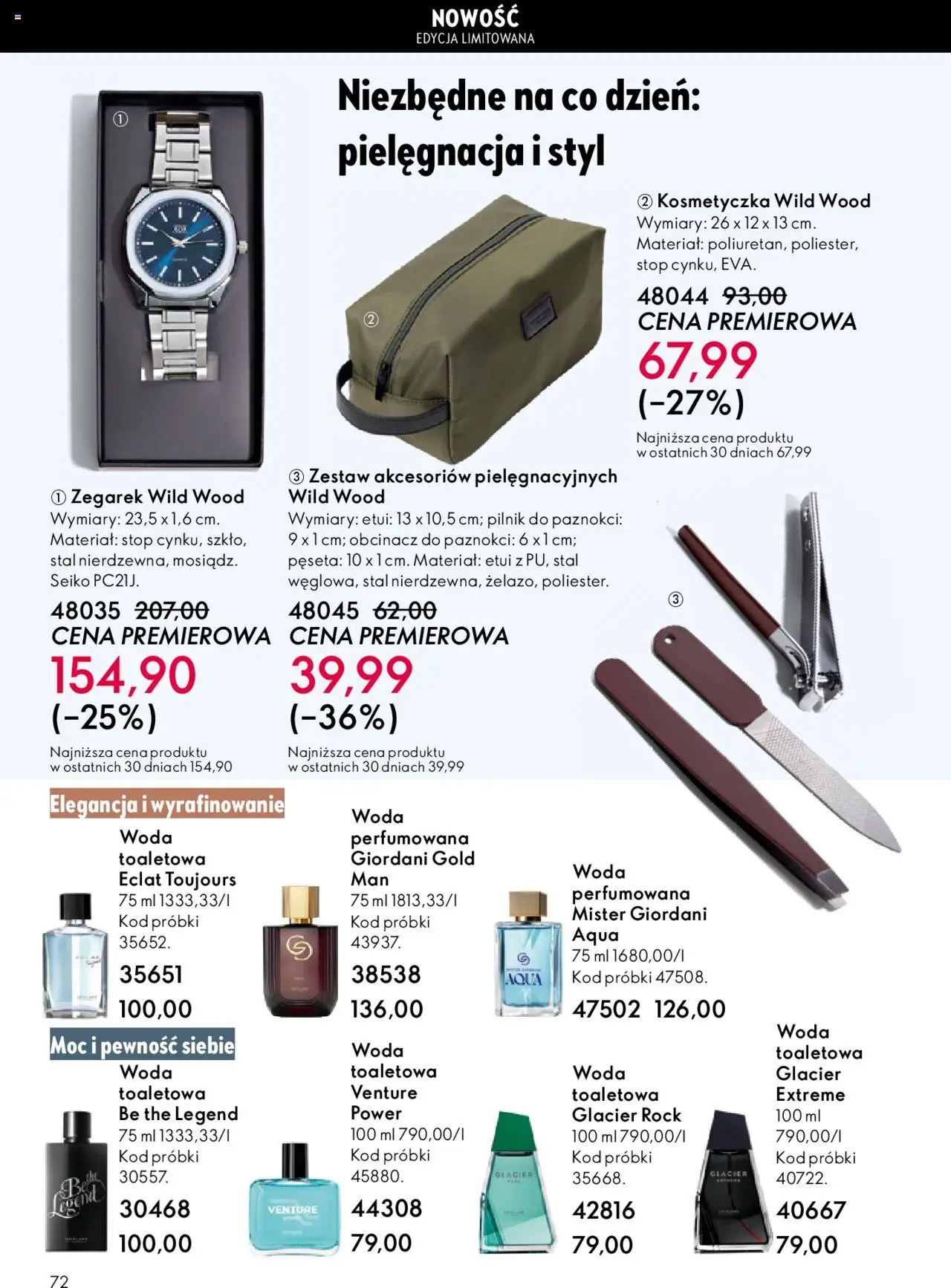 Oriflame Katalog 15 2025 od 22.10.2025 | Strona: 72 | Produkty: Zegarek, Woda toaletowa, Woda