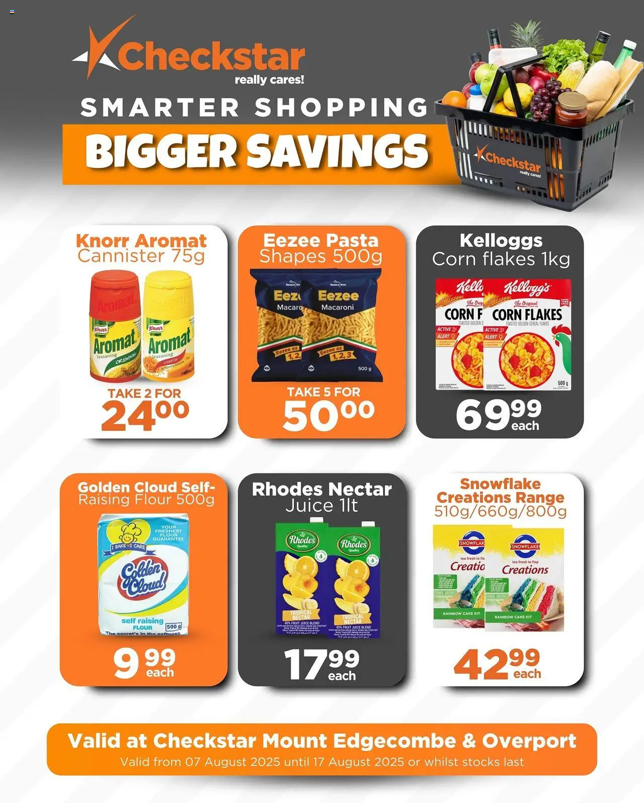 Check Star Specials Mount Edgecombe and Overport │ valid from 07.08.2025 | Page: 3 | Products: Cake, Flour, Flakes, Fruit