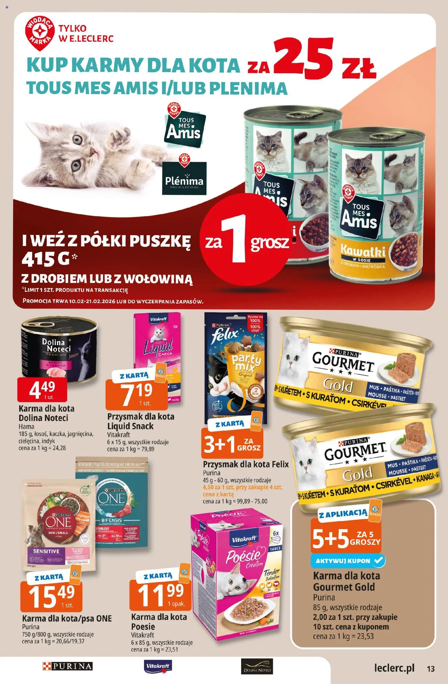 E.Leclerc Gazetka - Zielona Góra od 10.02.2026 | Strona: 13