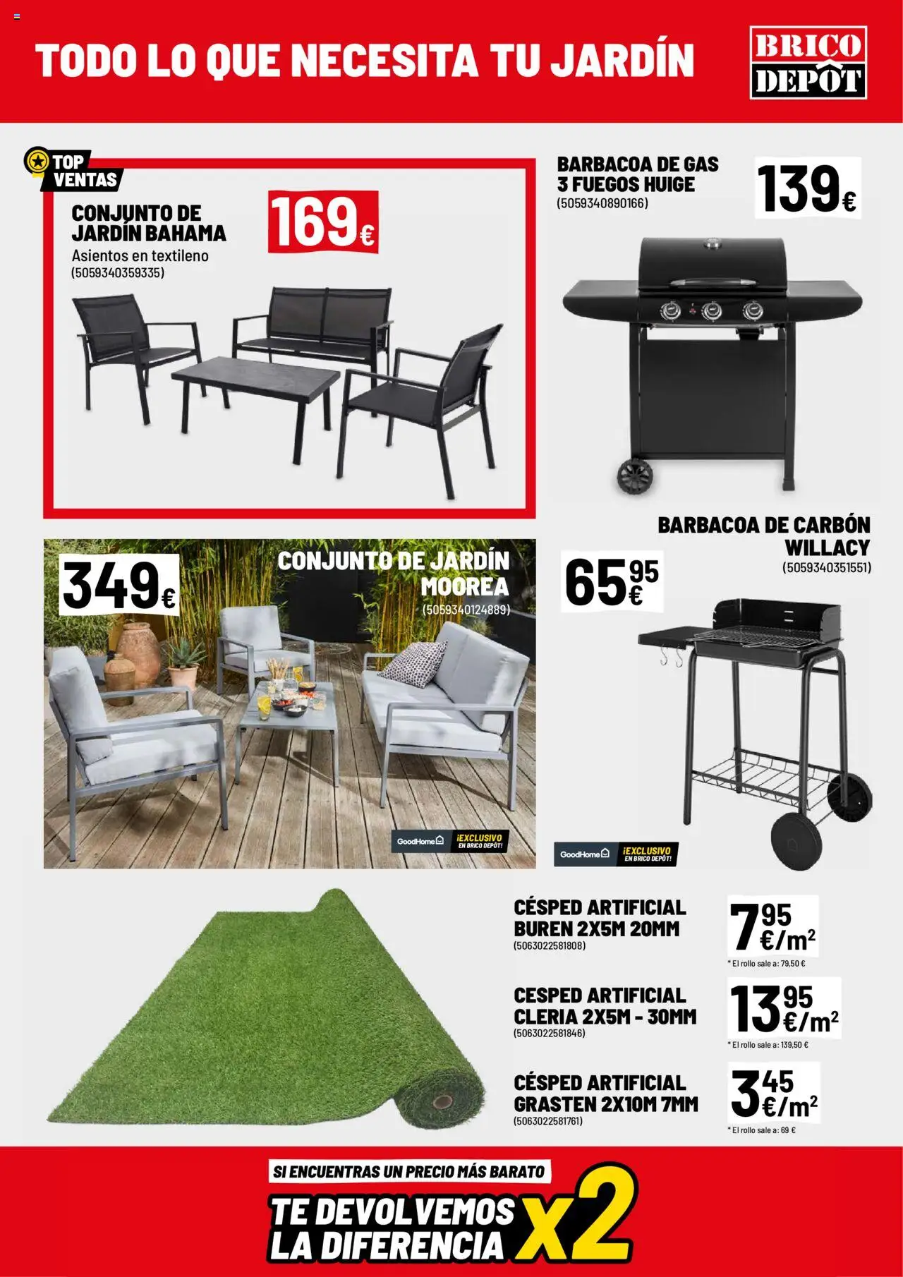 Brico Depôt folleto │ válido desde el 27.06.2025 | Página: 9 | Productos: Té, Barbacoa