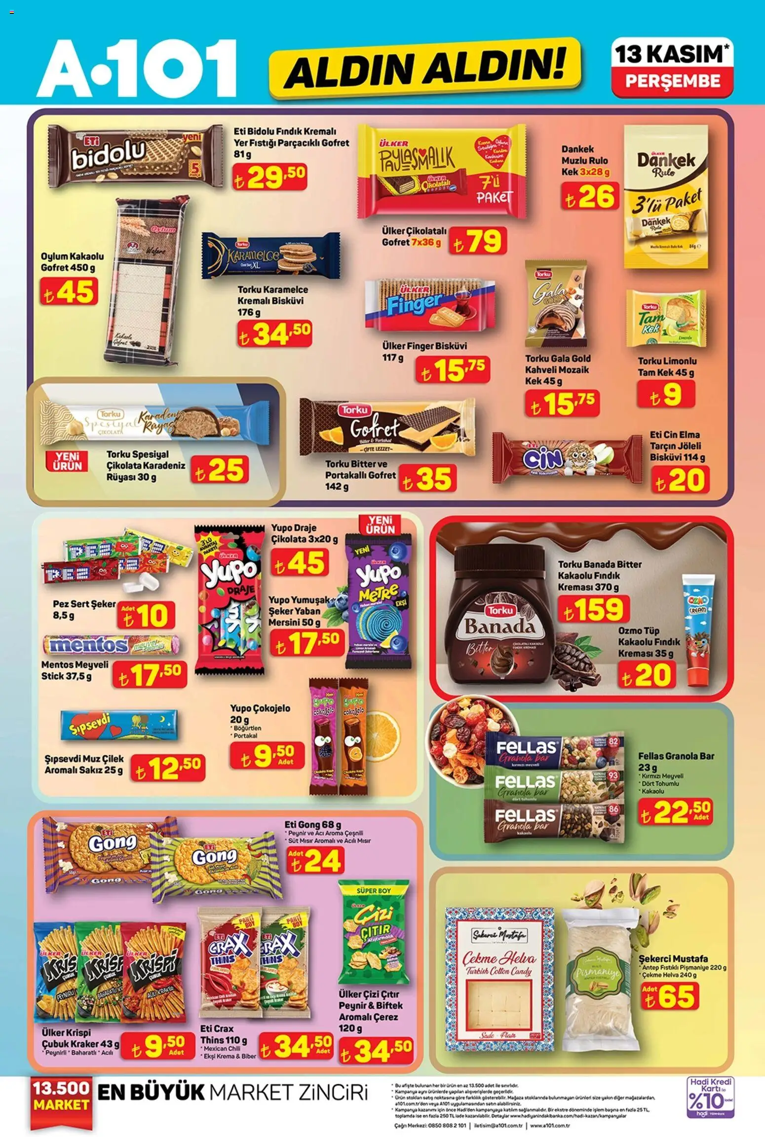 A101 Katalog Aldın Aldın - 13.11.2025 tarihinden itibaren geçerlidir | Sayfa: 4 | Ürünler: Süt, Şeker, Fındık, Bisküvi