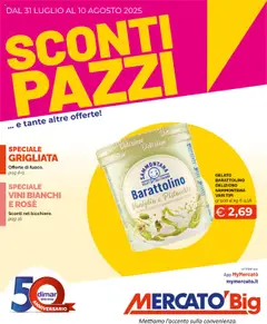 Anteprima del volantino Mercatò Big - Cuneo catalogo valido a partire dal 31.07.2025