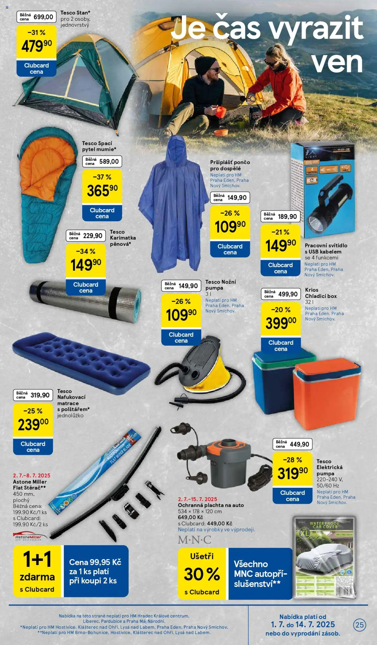 Tesco leták - Hypermarket od 02.07.2025 | Strana: 25 | Produkty: Box, USB, Chladicí box, Pončo