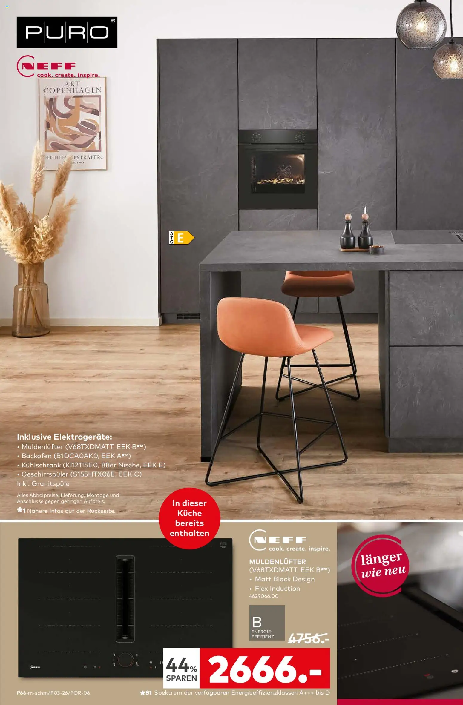 Porta! Küchentester gesucht: Jetzt bewerben und Küche zum halben Preis sichern - Berlin – gültig ab 05.01.2026 | Seite: 4 | Produkte: Geschirrspüler, Küche, Kühlschrank, Backofen