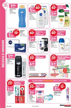 Pré-visualização Intermarché folheto válido de 06.04.2026 | Página: 40 | Produtos: Sabonete, Banho, Mel, Creme