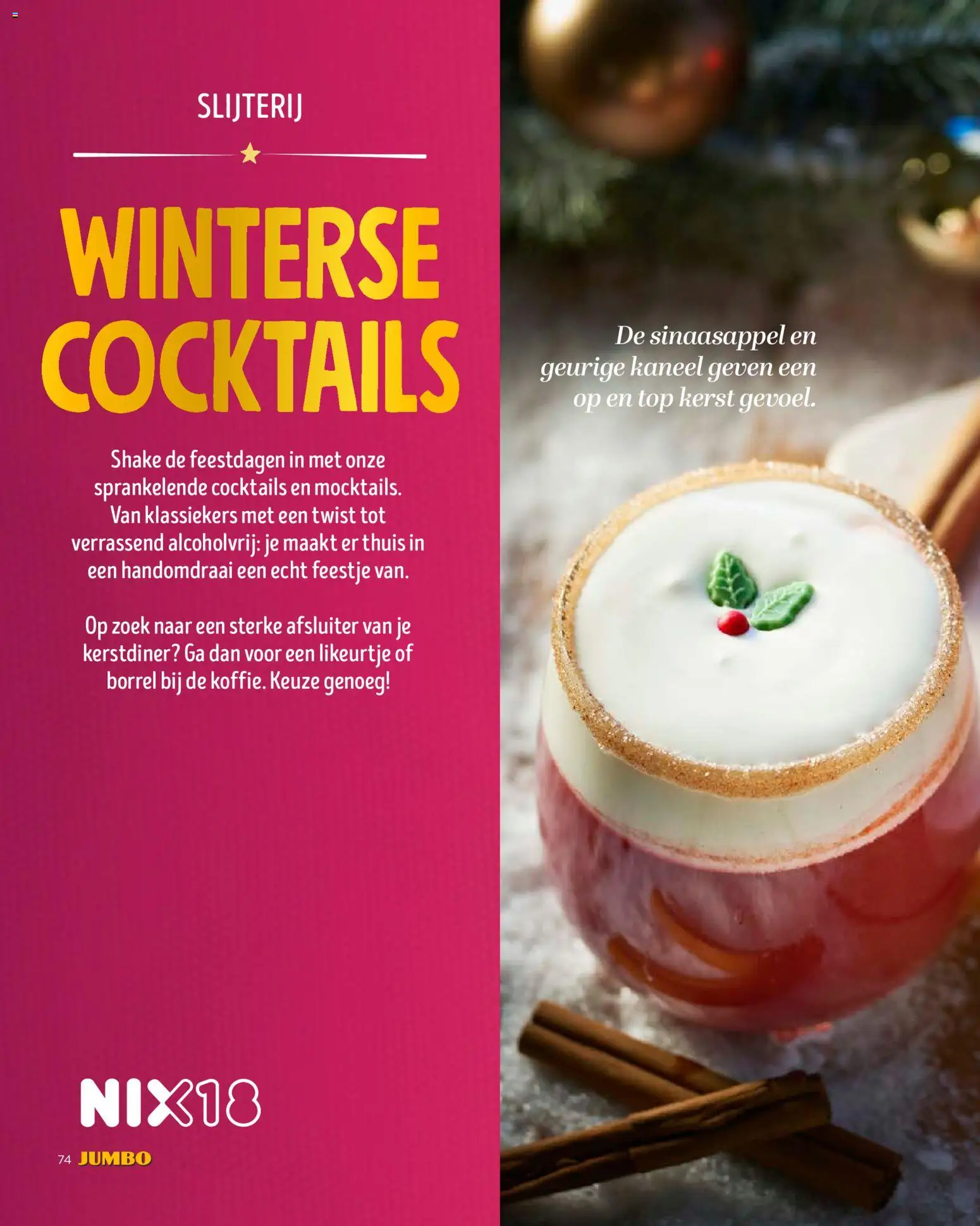 {H1} | Pagina: 74 | Producten: Slijterij, Kaneel