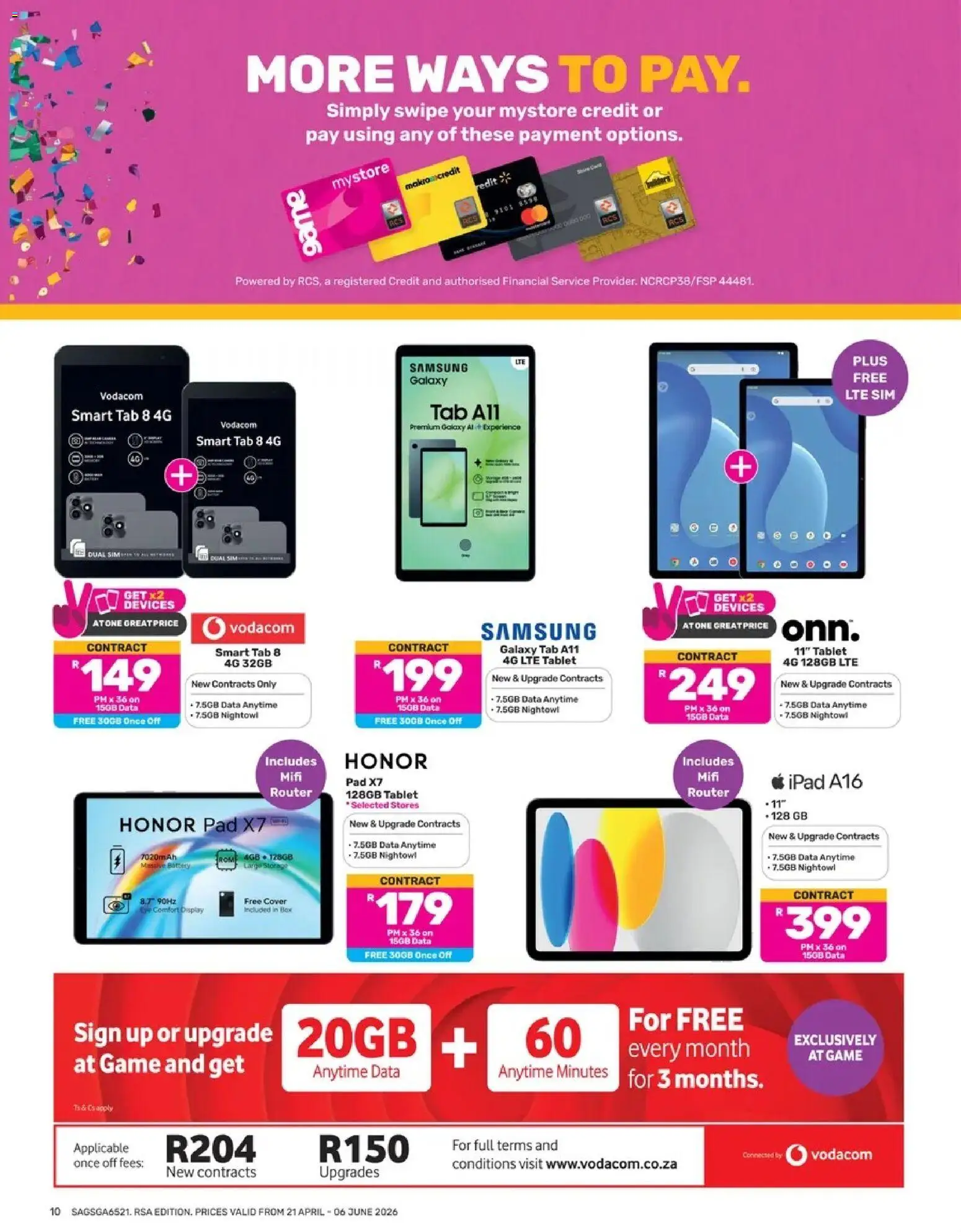 New Game catalogue – valid from 21.04.2026 | Page: 10 | Products: Data, Sim, Router, Box