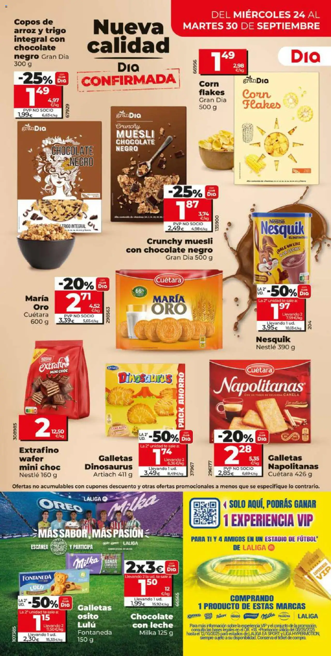 Dia - folleto Market │ válido desde el 24.09.2025 | Página: 9 | Productos: Chocolate, Té, Copos, Chocolate con leche