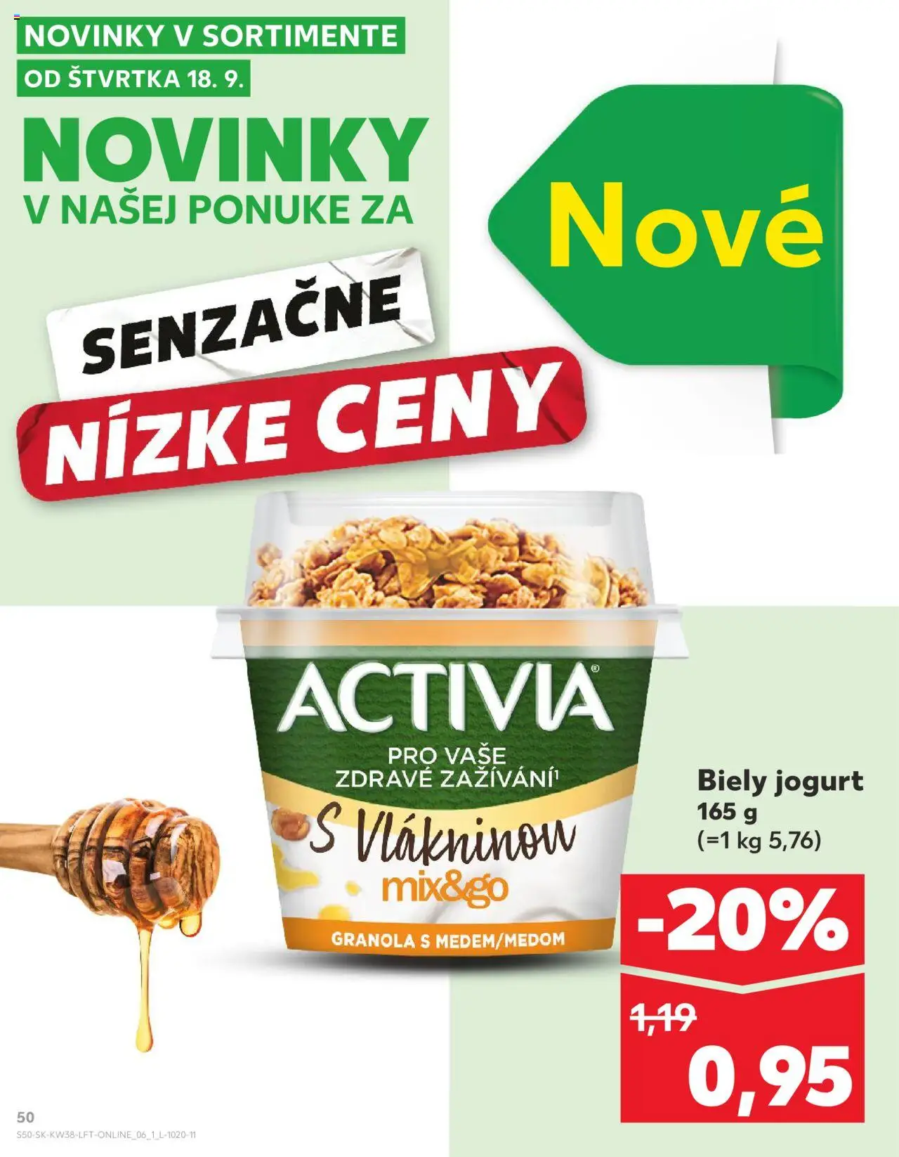 Kaufland SK akciós ujság - amely érvényes a következő dátumtól: 18.09.2025 | Oldal: 50