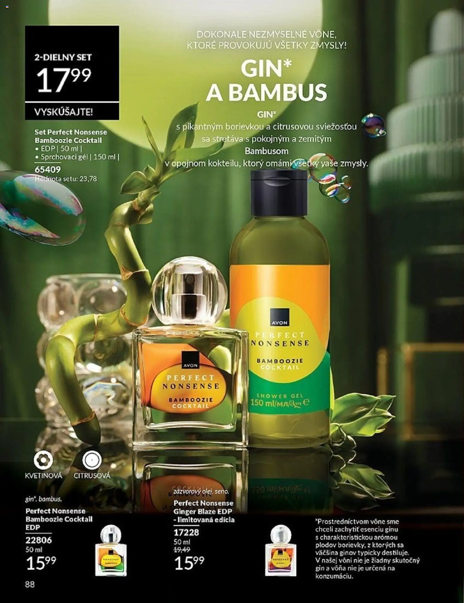 Nové Avon akcie – leták je platný od 01.02.2026 | Strana: 88 | Produkty: Gin