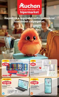 Auchan Iskolakezdés ajánlataink - amely érvényes a következő dátumtól: 07.08.2025