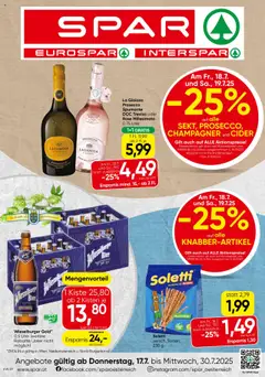 Vorschau von dem Prospekt - Spar Flugblatt - Wien gültig ab 17.07.2025