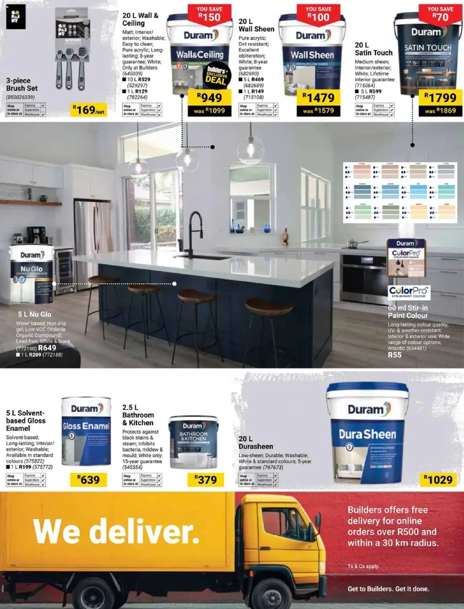 New Builders catalogue – valid from 28.10.2025 | Page: 7 | Products: Gloss, Paint, Brush, Enamel