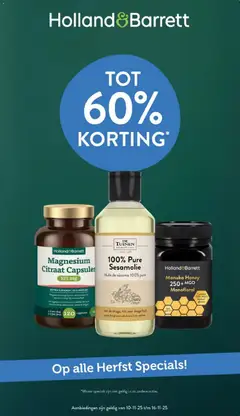Holland & Barrett - Folder - Voorbeeld van een folder van Holland & Barrett, geldig van 10.11.2025