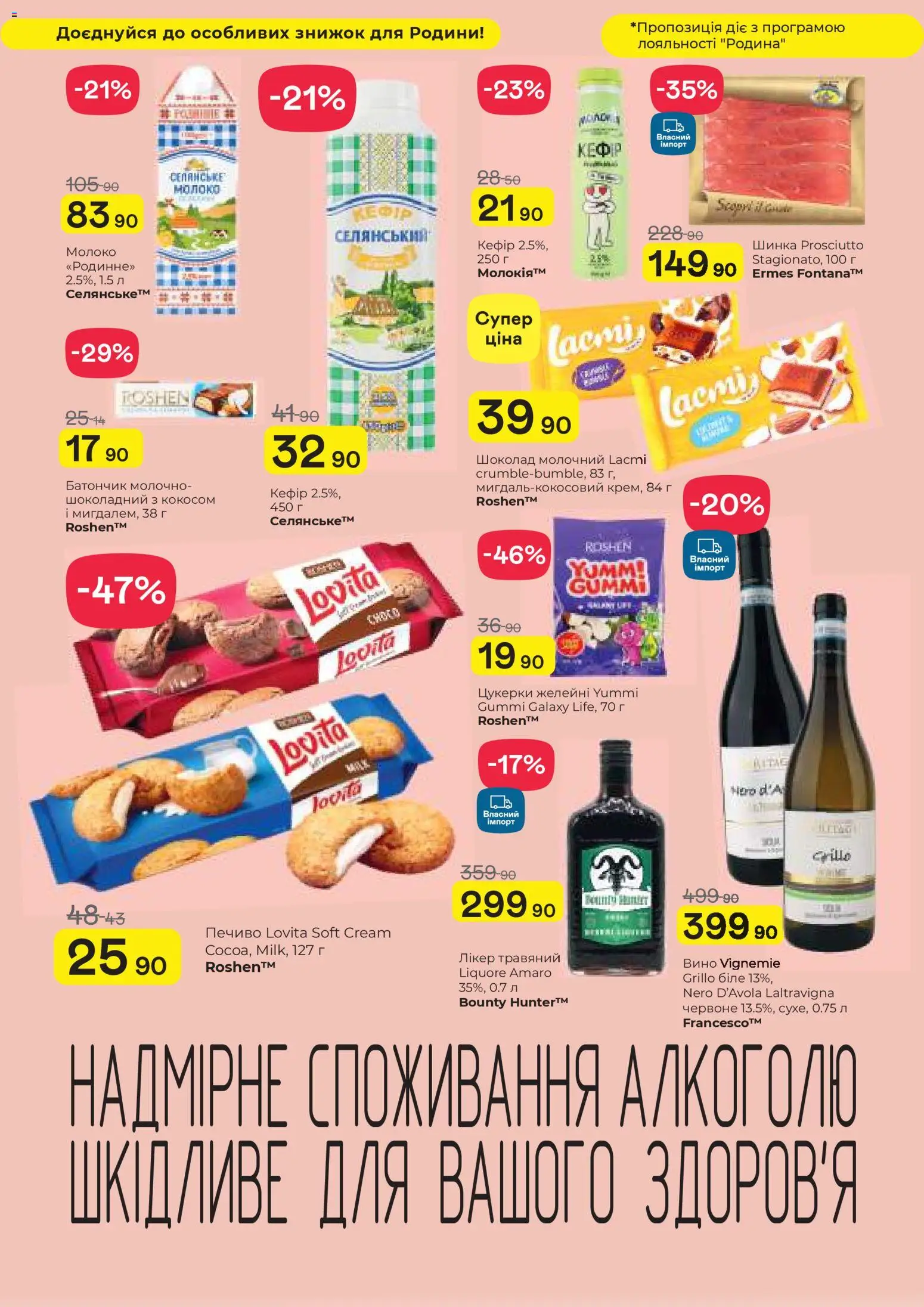 Рукавичка Kаталог - дійснийкції з 22.01.2026 | Сторінка: 17 | Товари: Шоколад, Вино, Цукерки, Печиво