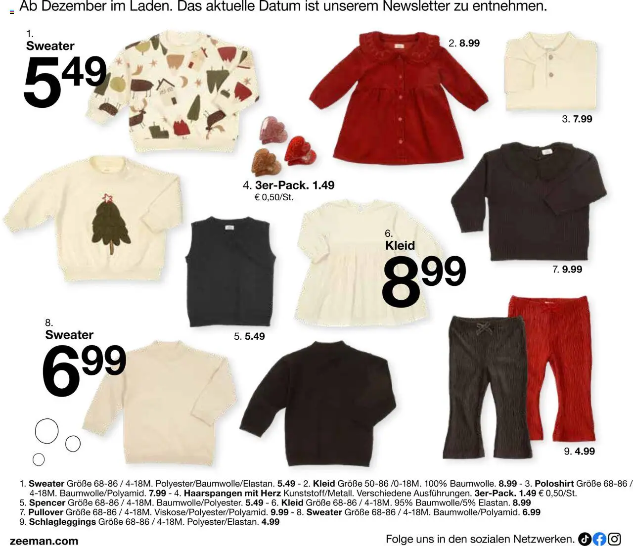 Zeeman Babyprospekt - gültig ab dem 18.07.2025 | Seite: 28 | Produkte: Poloshirt, Pullover, Kleid