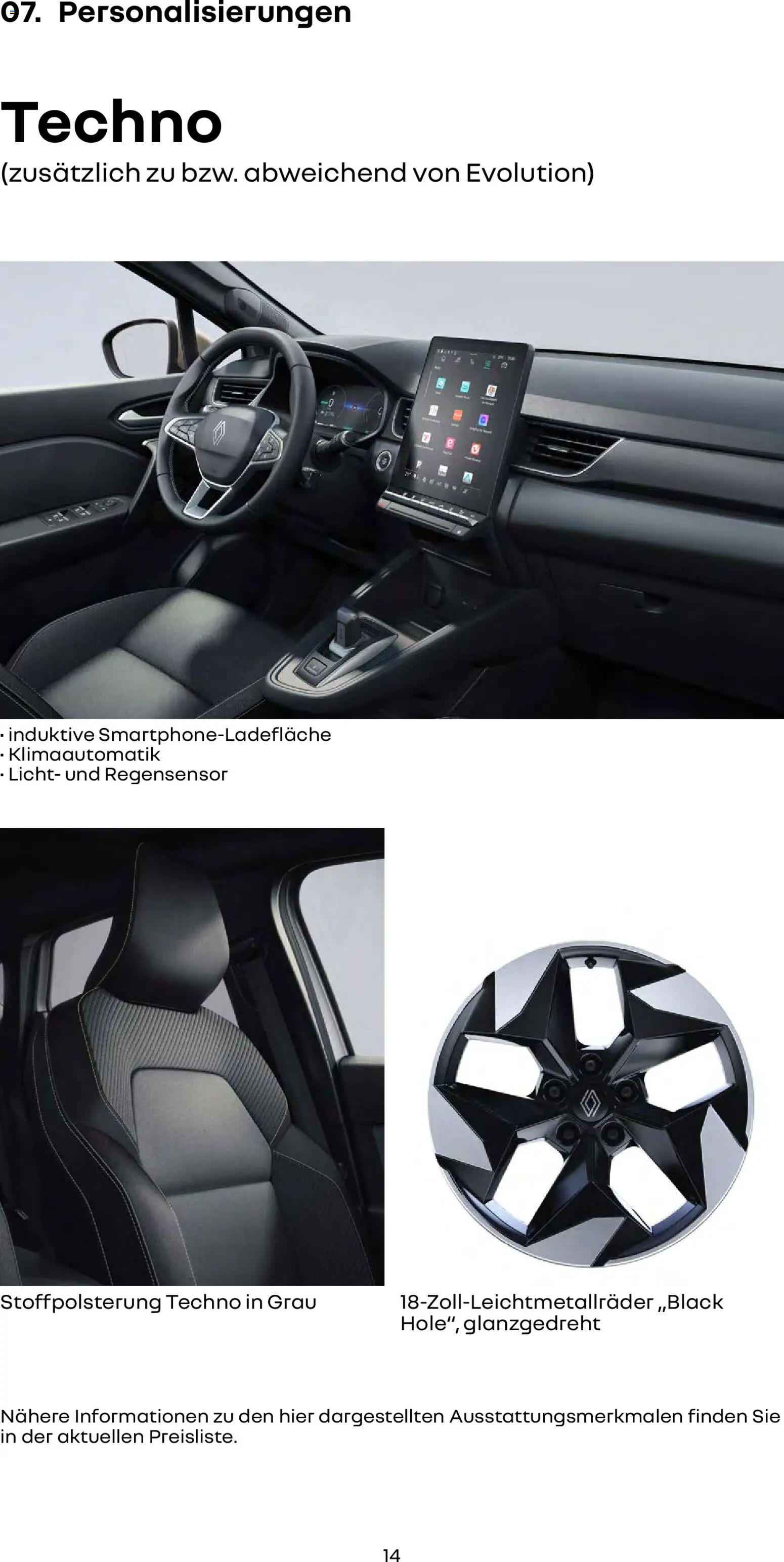 Renault Captur – gültig ab 01.10.2025 | Seite: 14