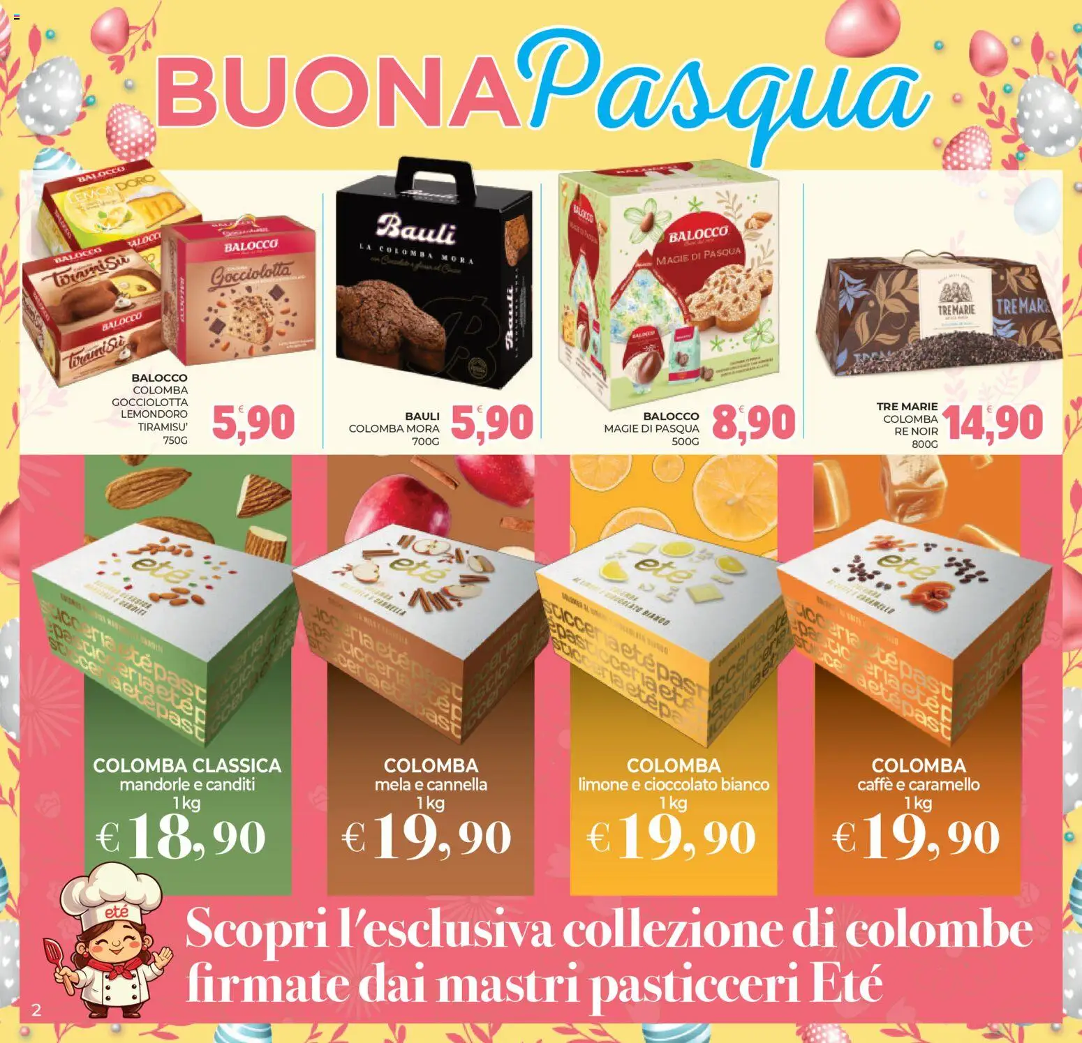 Volantino Eté del 24.03.2026 | Pagina: 2 | Prodotti: Caffè, Cioccolato, Limone, Mandorle