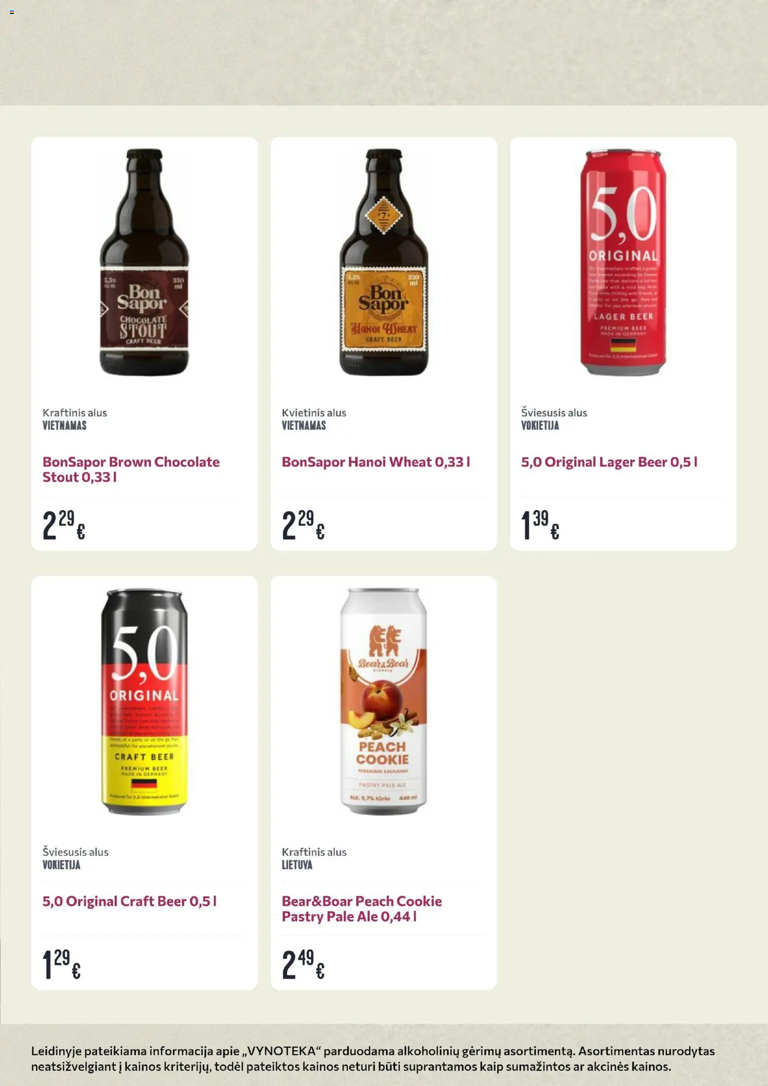 VYNOTEKA akcijos nuo 12.01.2026 | Puslapis: 19 | Prekių: Alus