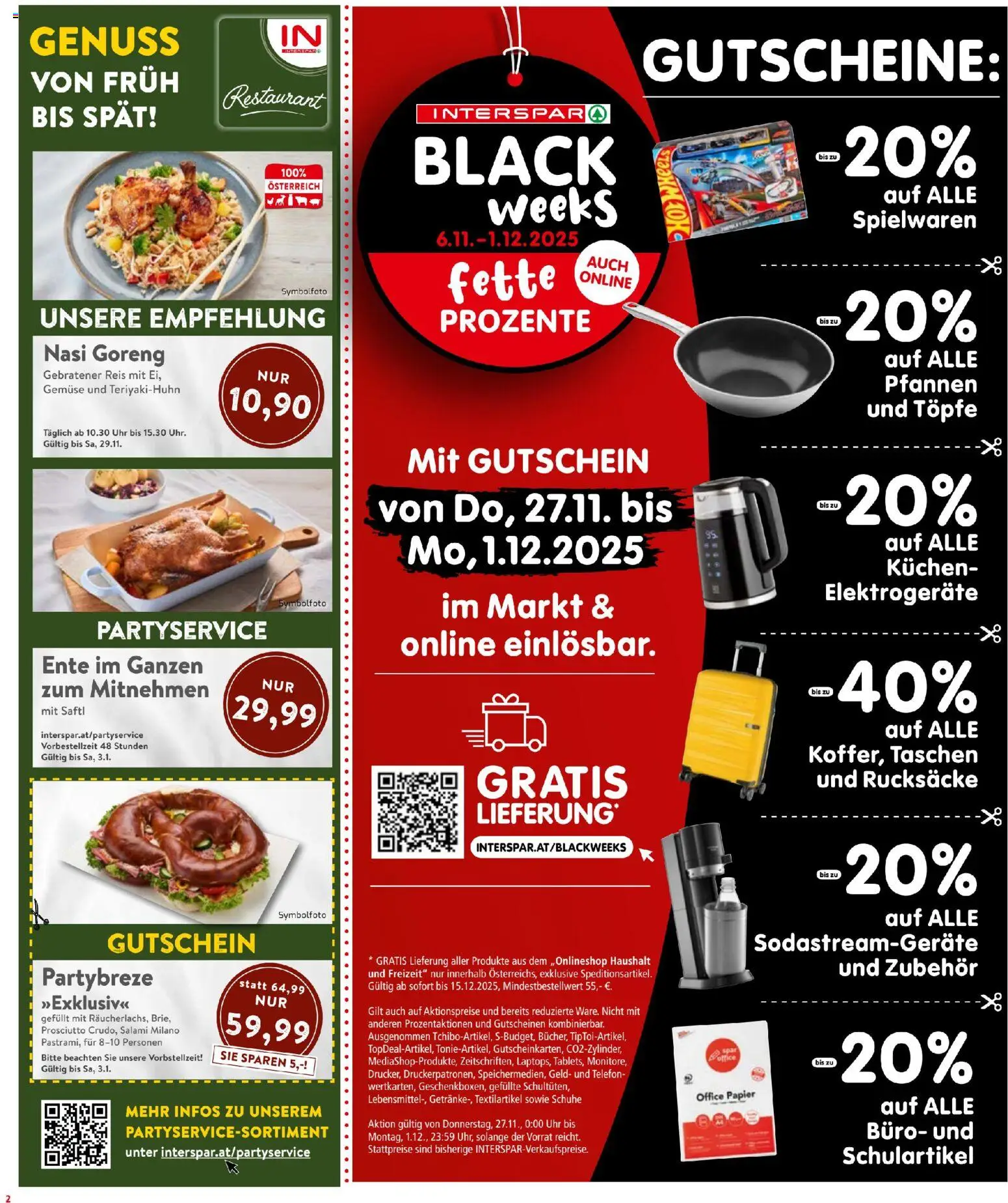 Interspar - Black Friday gültig ab 27.11.2025 | Seite: 2 | Produkte: Telefon, Uhr, Salami, Reis