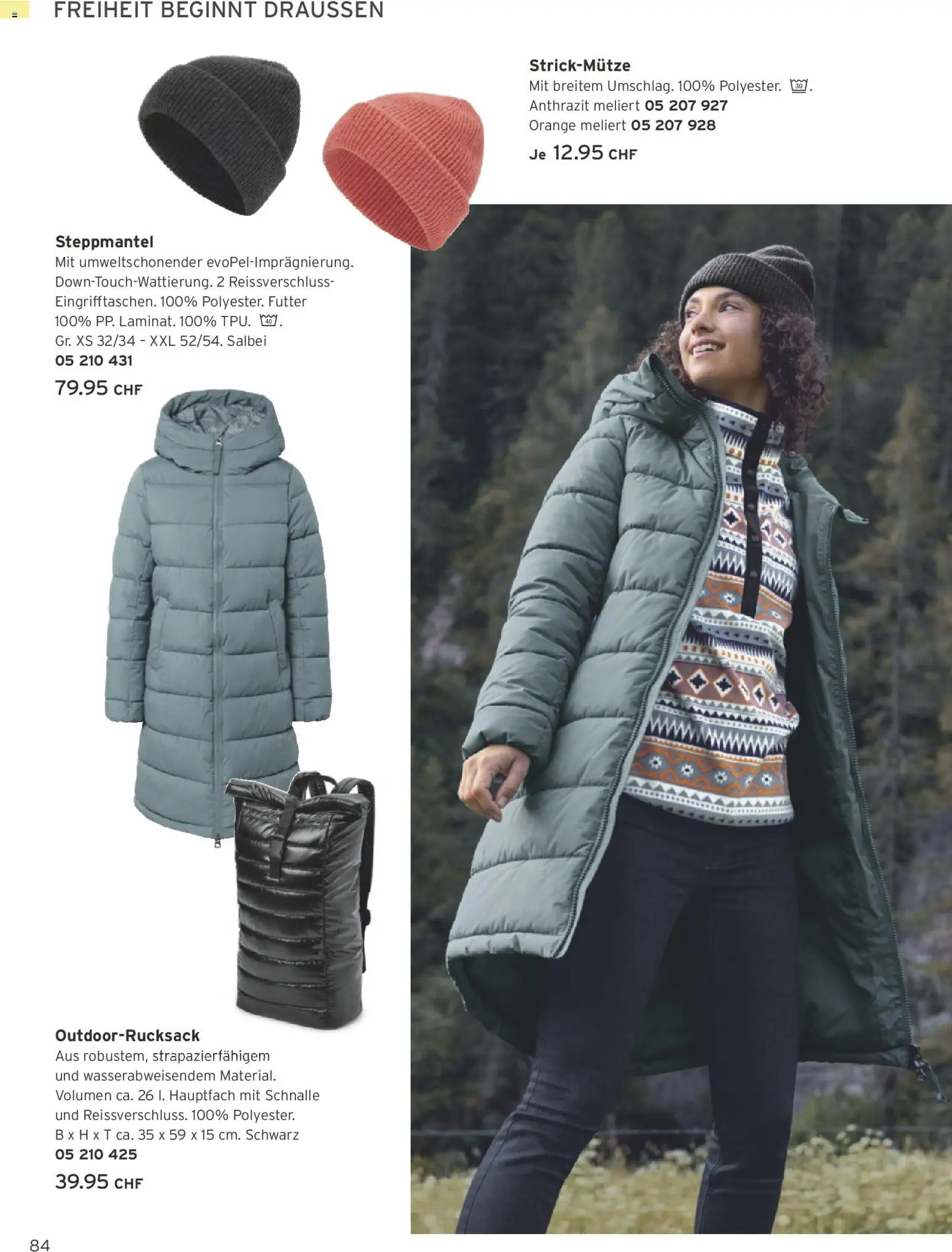 Tchibo Aktionen – gültig ab 01.11.2025 | Seite: 84 | Produkte: Steppmantel