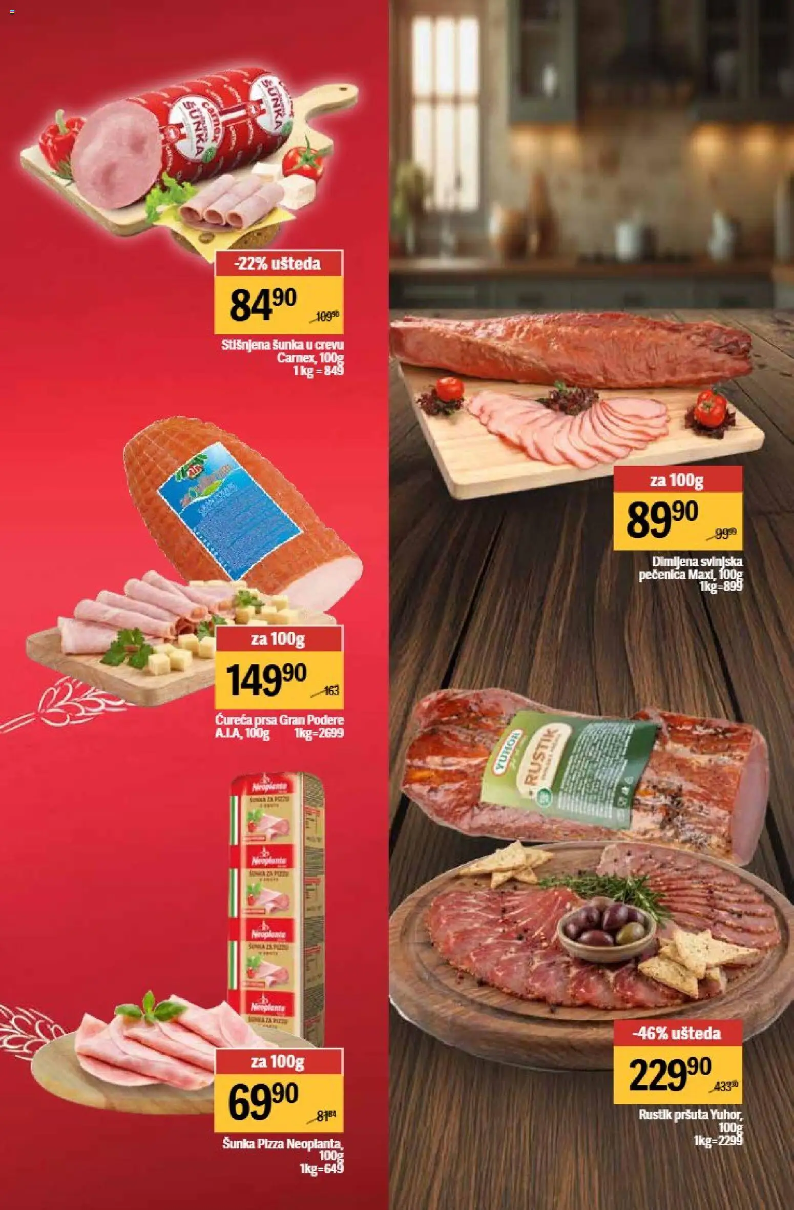 Maxi katalog - važi od 27.04.2026 | Strana: 11 | Proizvode: Šunka, Pečenica