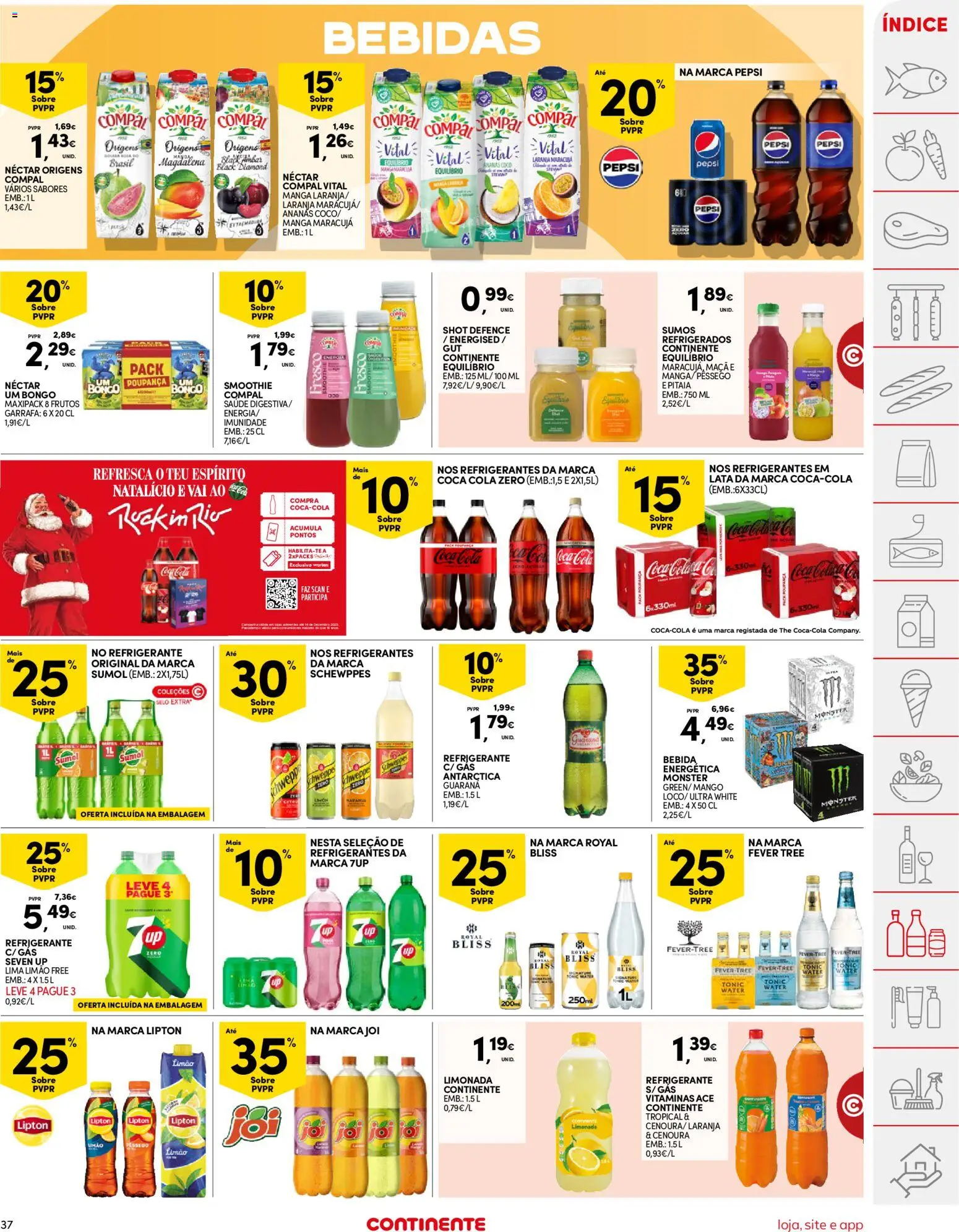 Continente folheto │ válido de 02.12.2025 | Página: 37 | Produtos: Refrigerante, Maça, Coca-cola, Cenoura