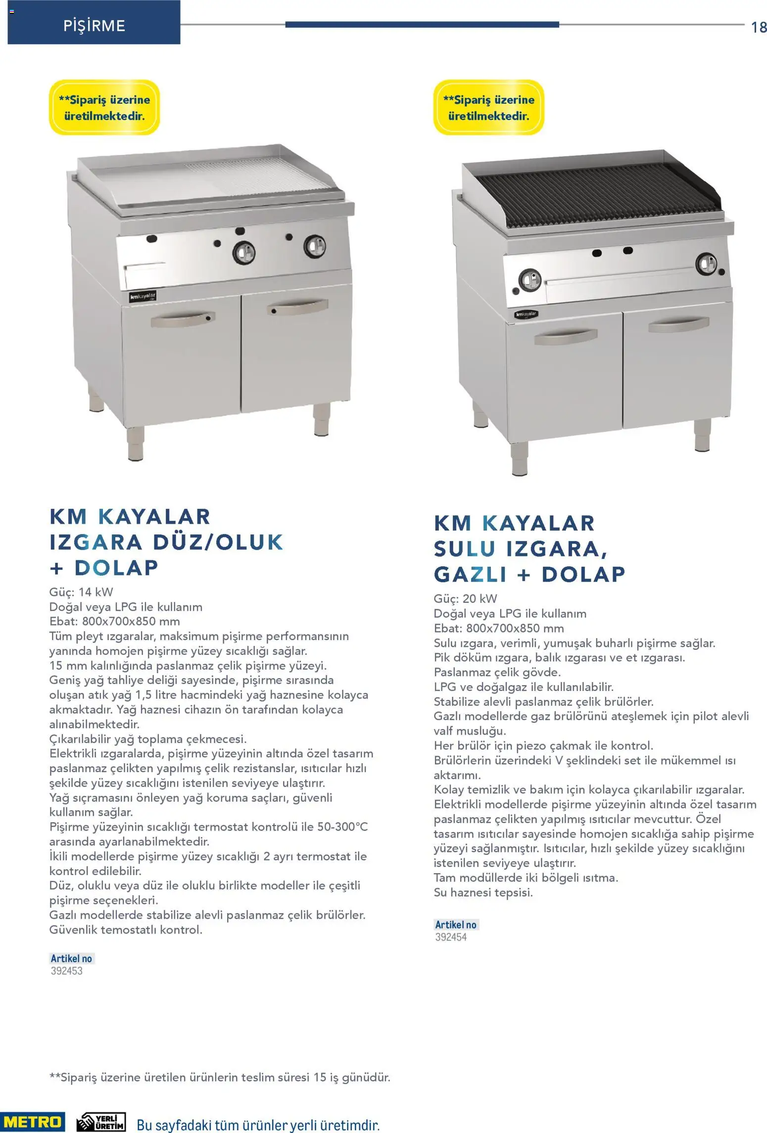 Metro - Profesyonel Çözümler - 26.12.2025 tarihinden itibaren geçerlidir | Sayfa: 18 | Ürünler: Balık, Yağ, Su, Izgara