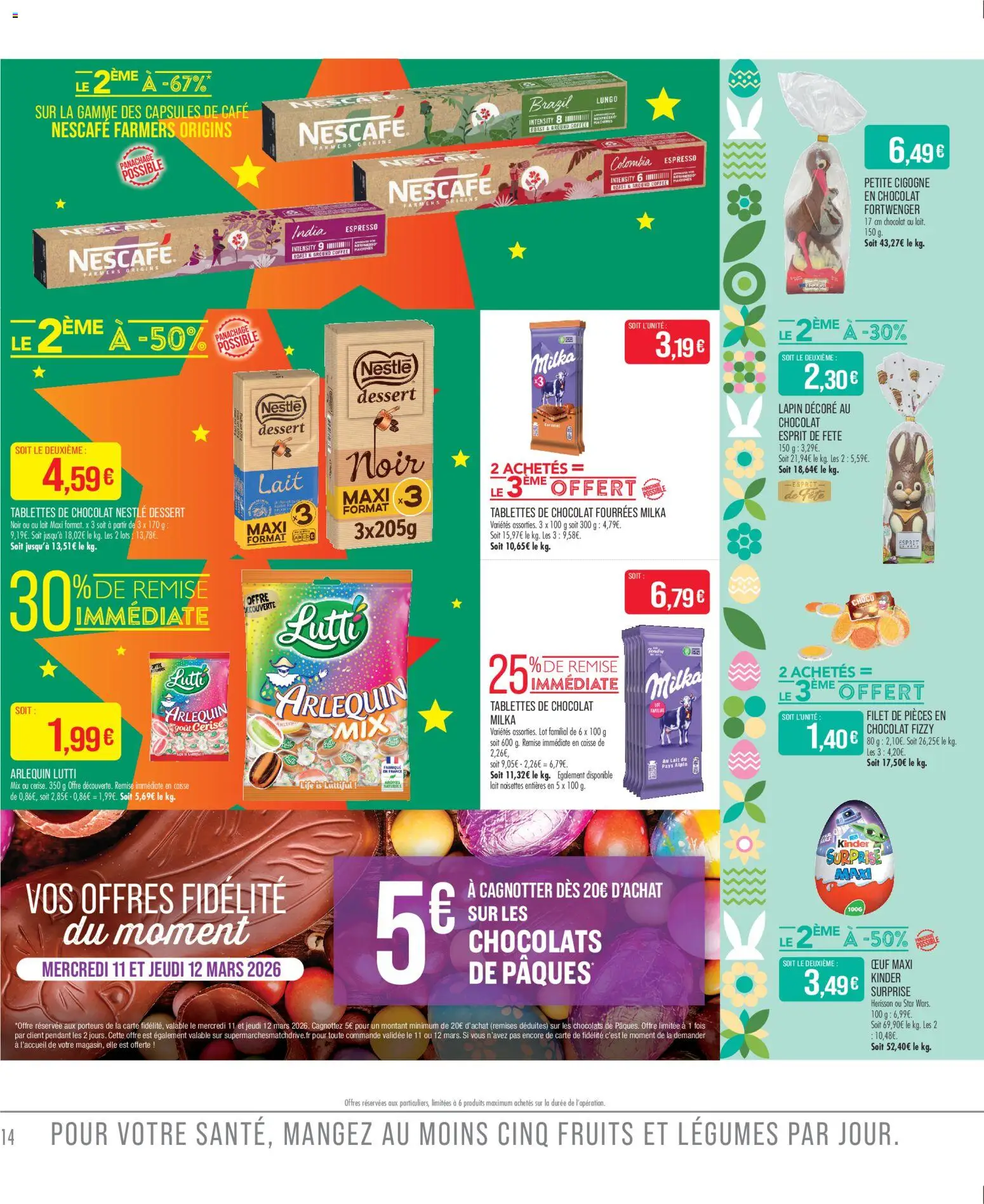 {H1} | Page: 16 | Produits: Tablettes de chocolat, Noisettes, Lapin, Lait