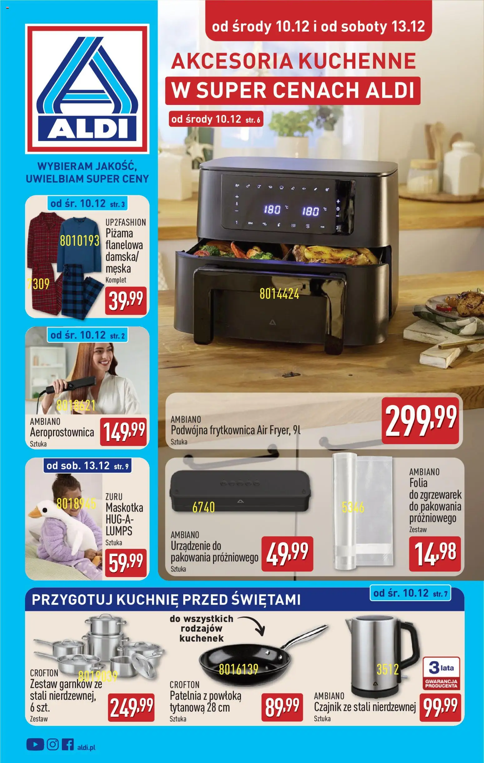 Aldi Gazetka - Hity od Środy i od Soboty od 10.12.2025 | Strona: 1